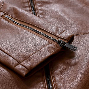 Chaqueta de Motociclista de Cuero Genuino de Primera Calidad al por Mayor para Hombre, Nuevo Diseño, Chaqueta de Invierno de Primera Calidad, Precio de Fábrica - Product Image 6