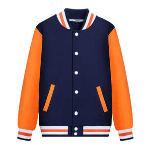 Jacket for man Customizable OEM Men's Baseball Letterman Jackets with Chenille Embroidery Custom Varsity Jacket with Logo - Product Image 5