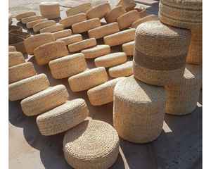 แผ่นรองน้ำผักตบชวาทรงกลมแผ่นรองพื้นผลิตจากเวียดนามเพื่อให้น้ำดูเป็นธรรมชาติ - Product Image 4