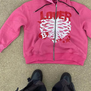 Sudadera con Capucha para Hombre, Servicio OEM, Secado Rápido, Mezcla de Algodón, con Máscara Facial, Hecho a Medida, Mejor Precio, Sudadera con Cremallera para Hombre - Product Image 6