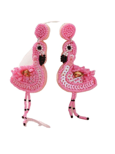 Handmade Beaded Animal <b>Bird</b> Drop Earrings Color Preservation Rice Beads Dangle Jewelry Handmade Elegant Design - Product Image 6