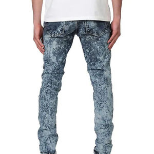 Pantalones de Hombre Bleach Repair High Street, Tejidos, Transpirables, Elegantes, de Corte Slim Fit, con Cierre de Cremallera, de Algodón - Product Image 6