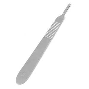 Manche de scalpel n° 3 3 poignées de scalpel chirurgical en acier inoxydable de qualité professionnelle, compatibles avec source d'alimentation manuelle - Product Image 3