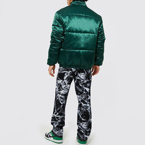 Logo personnalisé OEM Manteau d'hiver en duvet Bulle Surdimensionnée Satin Rembourré Bouffée Extérieur Veste Hommes - Product Image 6