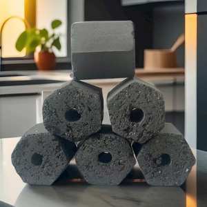 Vente chaude-Bambou bâton charbon de bois-poudre de bambou charbon de bois Briquette charbon de bois exportation vers le marché européen-Bamboo Briquettes - Product Image 4