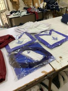 Personalizado su pedido BLUE HOUSE MASTER MASON DELANTAL COLLAR GUANTES CHAQUETA - Product Image 4