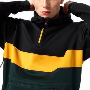 Sweat-shirt pour homme en coton mélangé, personnalisé, vente en gros, prix de gros, respirant, imperméable, sweat-shirt à coque souple pour homme - Product Image 4