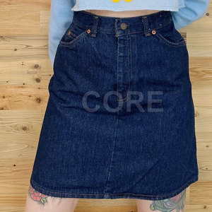 2025 diseño personalizado disponible en diferentes colores Faldas vaqueras de algodón para mujer última ropa informal Faldas vaqueras para mujer - Product Image 3