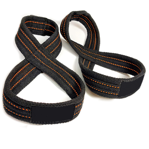 Sangle de levage en forme de 8 à logo personnalisé, robuste, pour le soutien du poignet, sangle de musculation lourde en forme de 8 - Product Image 2