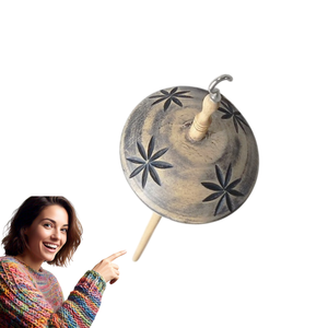 Husillo de hilo Whorl Drop Spindle accesorio y herramienta de hilado - Product Image 1