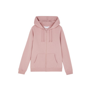 ชุดวอร์มมีซิปสำหรับผู้หญิงผ้าฝ้ายบุขนแกะแบบ2-in-1แห้งเร็วระบายอากาศได้ดีเป็นมิตรกับสิ่งแวดล้อม100% - Product Image 5