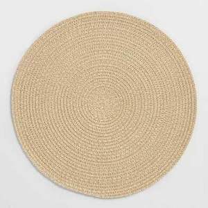 Hot Sale Rattan Placemats Water Hyacinth Weave <b>Tablemats</b> for Dining Table, Large Braided Handmade Woven Placemats for Table - Product Image 5