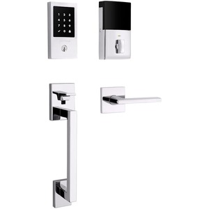 Serrure connectée WiFi intelligente, serrure de porte numérique, contrôle par application, entrée par bouton-poussoir pour portes en aluminium, acier et bois - Product Image 1