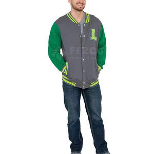 Mélange de la fonction d'une veste d'hiver avec une apparence élégante Veste Letterman chaude pour hommes - Product Image 5