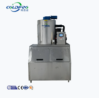2026 Nieuw Ontwerp COLDPRO Directe Levering 1 Ton/24 Uur Schijfijsmachine Motor Aandrijving PLC Kern Fabrikant Direct