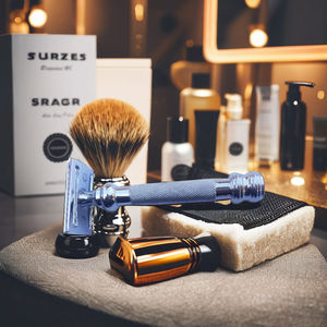 Heavy Duty Slant Bar Safety Razor Hoja de acero inoxidable Herramienta de afeitado - Product Image 4