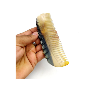Peigne à cheveux en corne Couleur Massage Barbe Peignes multi-usages Taille différente Conception d'usine pcs - Product Image 4