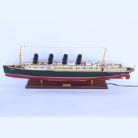 Modelo de Barco Náutico de Metal RMS LUSITANIA de Diseño Personalizado del Fabricante Gia Nhien, Artesanía de Alta Calidad Tallada a Mano en Vietnam