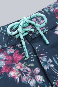 Pantalones cortos de yoga deportivos de algodón 100% para mujer OEM, elásticos transpirables de cintura alta con decoración de bolsillos, suministro deportivo informal al por mayor - Product Image 5