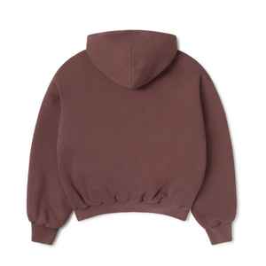 Sweat-shirt à capuche pour homme en coton 100% pur, coupe ample, 430 g/m², logo personnalisé, tissu molletonné français, coupe classique, hiver, vente en gros - Product Image 5