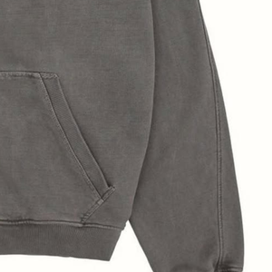 2025 Logo personnalisé broderie éponge française sweat à capuche uni recadrée coton respirant pleine fermeture éclair à capuche pour hommes meilleure qualité à capuche - Product Image 5