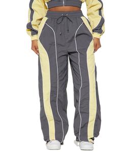 Wholesale Custom <b>Womens</b> <b>Jacket</b> Two Piece Set Color Block <b>Windbreaker</b> Tracksuits Sets - Product Image 2