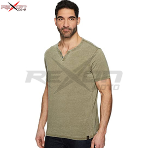 5XL coton lin bouton col en V respirant doux robe hommes chemises décontractées solides à manches courtes chemises hommes personnalisé gaufrage - Product Image 4