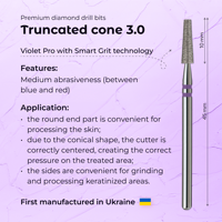 Fraise à ongles conique diamantée de qualité supérieure, outil de ponceuse électrique à granulométrie intelligente pour cuticules, manucure et pédicure professionnelle, vente en gros