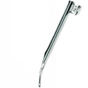 เครื่องมือตรวจกล่องเสียงแบบใบมีดมิลเลอร์ สแตนเลสสตีลคุณภาพสูงสุด 3 ชิ้น ขนาด 195 มม. สำหรับการผ่าตัดวินิจฉัยแบบกำหนดเอง ได้รับการรับรองมาตรฐาน CE - Product Image 3