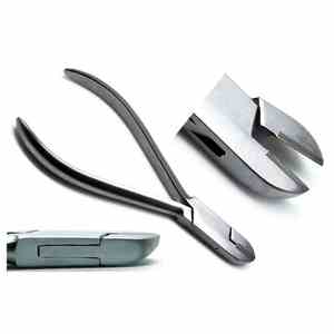 Pince à bec d'oiseau à fil léger dentaire d'orthodontie avec coupe longue conique formant des pinces à cintrer des instruments dentaires - Product Image 1