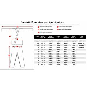 Uniforme de karaté personnalisé de haute qualité avec logo imprimé, 100% coton, vêtements d'arts martiaux, uniforme de karaté respirant par Zevron Sports - Product Image 6