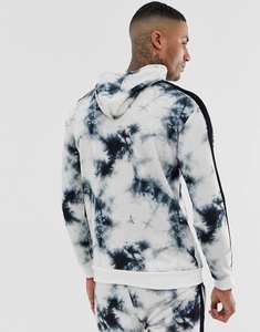 Top Trending Wholesale Men Thick <b>Fleece</b> 100% Cotton <b>Black</b> Tie Dyed Embroidered Eco-Friendly Pullover Hoodies Winter Bulk Custom - Product Image 4
