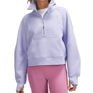 เสื้อครอปท็อปผ้าฝ้ายฟลีซคุณภาพสูง พิมพ์โลโก้ตามสั่งสำหรับเด็กผู้หญิง เสื้อฮู้ดดี้และเสื้อสเวตเชิ้ตผู้หญิงไซส์ใหญ่ สไตล์ลำลอง ปี 2026 - Product Image 1