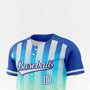 Nouvelle arrivée d'impression entièrement personnalisée maillot de baseball produit très demandé maillot de baseball en plusieurs couleurs - Product Image 5
