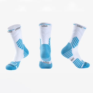 Chaussettes de basket-ball de compression confortables avec logo personnalisé, antidérapantes, respirantes, pour sports de plein air, chaussettes de basket-ball d'élite - Product Image 6