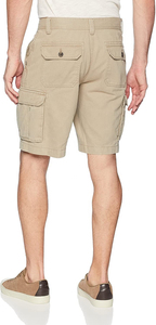 Hot Summer 6-Pocket Cargo Shorts for <b>Men</b> Cotton <b>Jeans</b> with Pattern Decoration Casual Canvas Pants for Gym & Outdoor Use - Product Image 6
