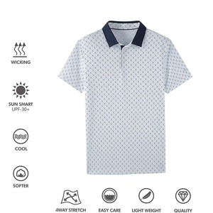 เสื้อยืดโปโลสำหรับผู้ชายดีไซน์ใหม่ลายโลโก้แบบแห้งสำหรับมืออาชีพ - Product Image 5