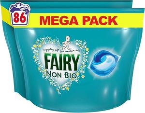 <b>Fairy</b> Non Bio PODS Washing Liquid Capsules, For Sensitive Skin, 86 Washes (43x2) - Product Image 4