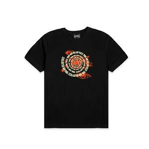 T-shirt classique à manches courtes pour homme Extra Butter Eyes You [EB-FA19-04-BLK] 100% coton biologique Jersey respirant Motif uni - Product Image 1