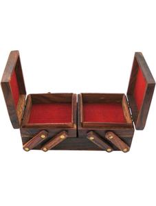 Ornements classiques traditionnels boîte de rangement de bijoux faite à la main personnalisée boîte à bijoux décorative boîte à bijoux de mariage à la maison - Product Image 5