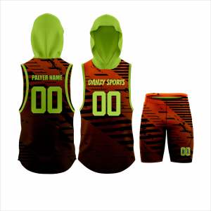 Ensemble de maillot et short de football américain 2026 7 contre 7 pour adultes unisexe, grande taille, compression respirante, antibactérien, séchage rapide, sans manches, 100% - Product Image 1