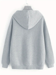 Jersey de invierno de calidad superior para hombre Sudadera con capucha de lana Diseño de nuevo estilo con patrón de impresión Básicos ligeros, mezcla de algodón - Product Image 5