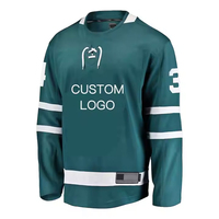 2024 réversible 100% Polyester maillot de Hockey sur glace sur mesure nouveau Design vêtements de sport hiver uniforme équipe nom impression OEM Service