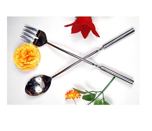 Ensemble de couverts en acier inoxydable fabriqués à la main de qualité supérieure pour la cuisine à domicile Restaurant Hôtel Utilisation de la cuisine Article de décoration de table - Product Image 5
