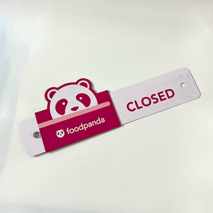 ป้ายเปิด-ปิดสองด้าน ทำจากพีวีซี ทนทาน เป็นมิตรกับสิ่งแวดล้อม กันน้ำ ดีไซน์ทันสมัย เหมาะสำหรับโรงแรมและห้องน้ำ - Product Image 4