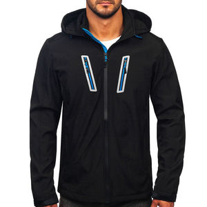 Chaqueta Softshell con Capucha para Hombre, Nueva Llegada 2024, Alta Calidad, Personalizable, Impermeable, Transpirable, Ropa Urbana para Invierno, Servicio OEM - Product Image 3