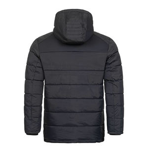 Chaqueta clásica transpirable para hombre, ajuste relajado, chaqueta acolchada Premium con cremallera, ropa de abrigo transpirable elegante, chaqueta moderna con Capucha ajustable - Product Image 3