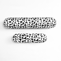 Haltères colorées et imprimées léopard Accessoires Pilates Barres d'haltères en silicone pour l'entraînement du corps en salle de sport Matériel en fer Pilates