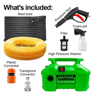 Hidrolavadora de Alta Presión Modelo Económico de 1800W, <span class=keywords><strong>Lavadora</strong></span> de Autos para Muebles de Exterior - Product Image 1