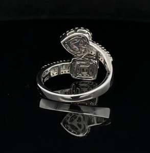 แหวนแต่งงานสำหรับผู้หญิงแหวนหมั้นเพชรและเพชรโมอิสซาไนต์สำหรับผู้หญิง-ของขวัญดีไซน์ไม่เหมือนใคร - Product Image 4